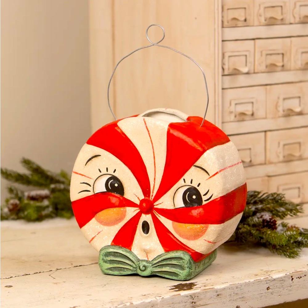 NEW!!!!
 2024 Large Singing Merrymint Bucket by Johanna Parker for Bethany Lowe